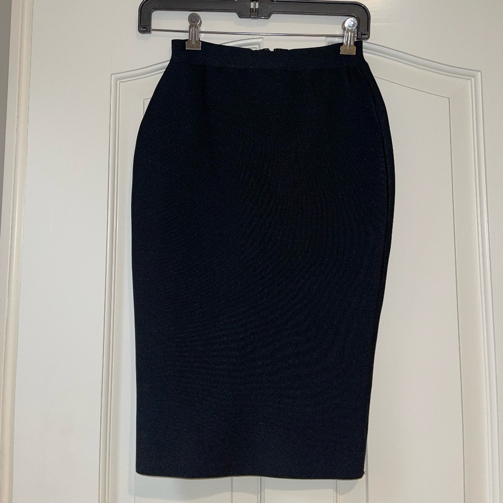 Black Straight Skirt